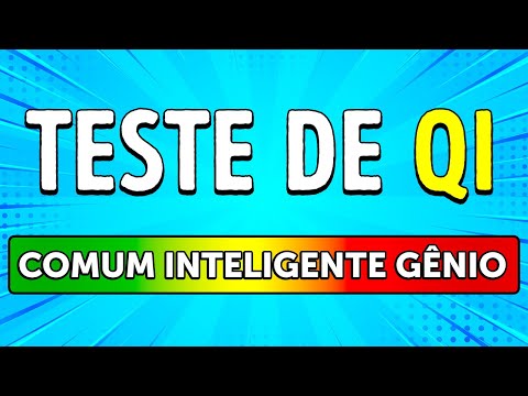 Um Quiz Divertido Para Saber Se Você Tem QI de Gênio