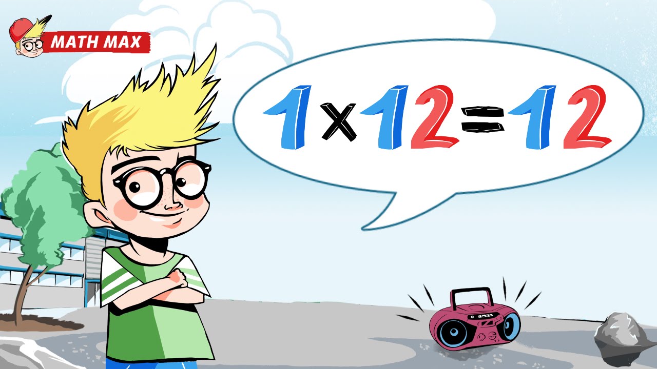 12 Times Table Song by Math Max ๐ถ