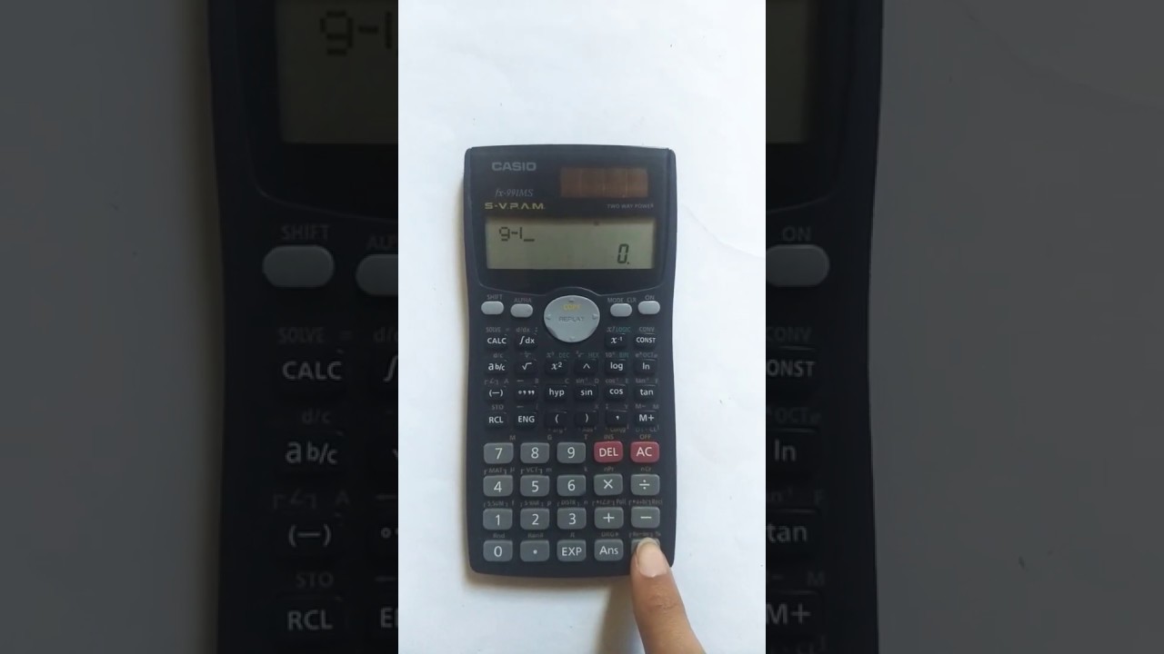 How to Find the Inverse of Any Number Using the fx-991MS Calculator