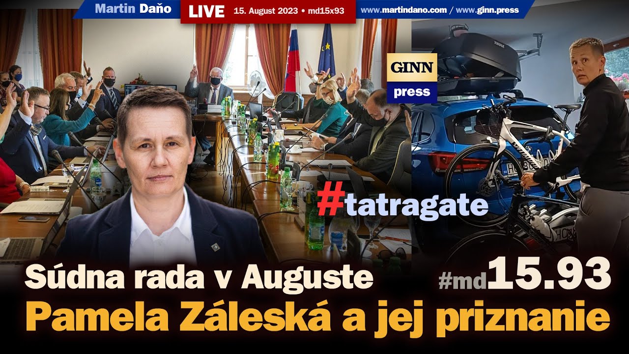 Živý prenos: Pamela Záleská odhaľuje pravdu v afére #Tatragate na Súdnej rade 🏛️