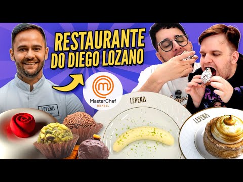 PROVANDO DOCES do DIEGO LOZANO do MASTERCHEF | Levena