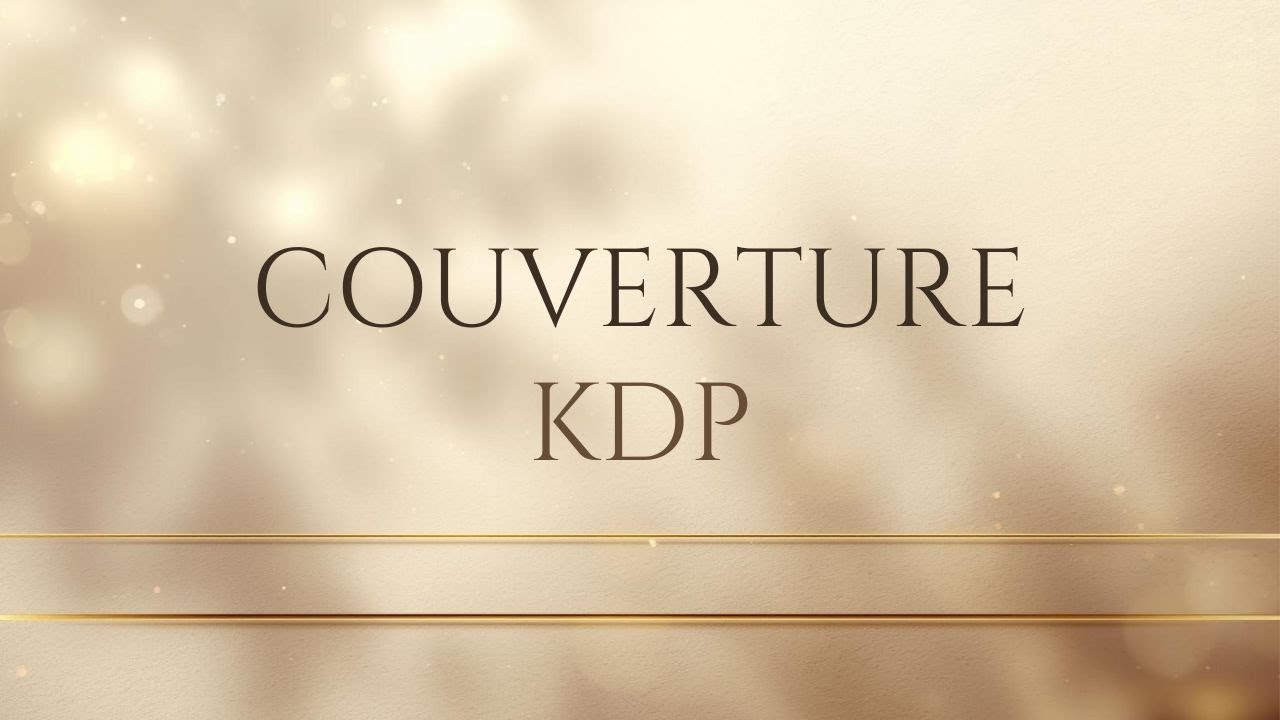 Créer une couverture KDP sur Canva : Tutoriel simple 📘