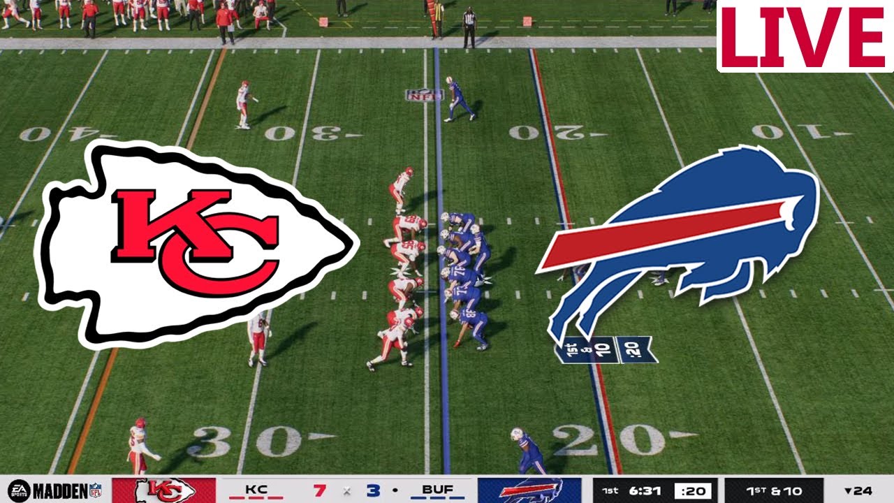 🔴 Live Madden NFL 26 Simulation: Chiefs vs. Bills | NFL Week 9 Showdown