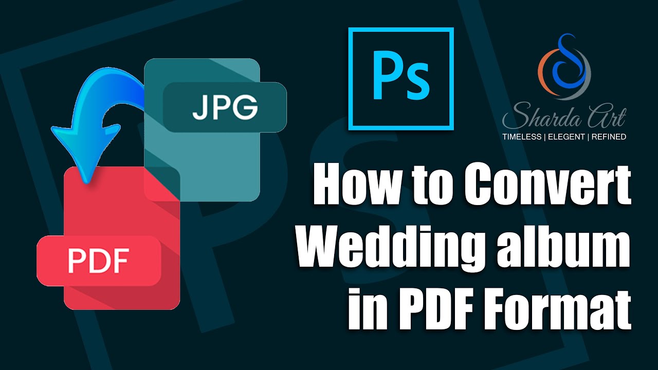 Photoshop में कई JPG फाइलों को एक PDF में कैसे बदलें 📄