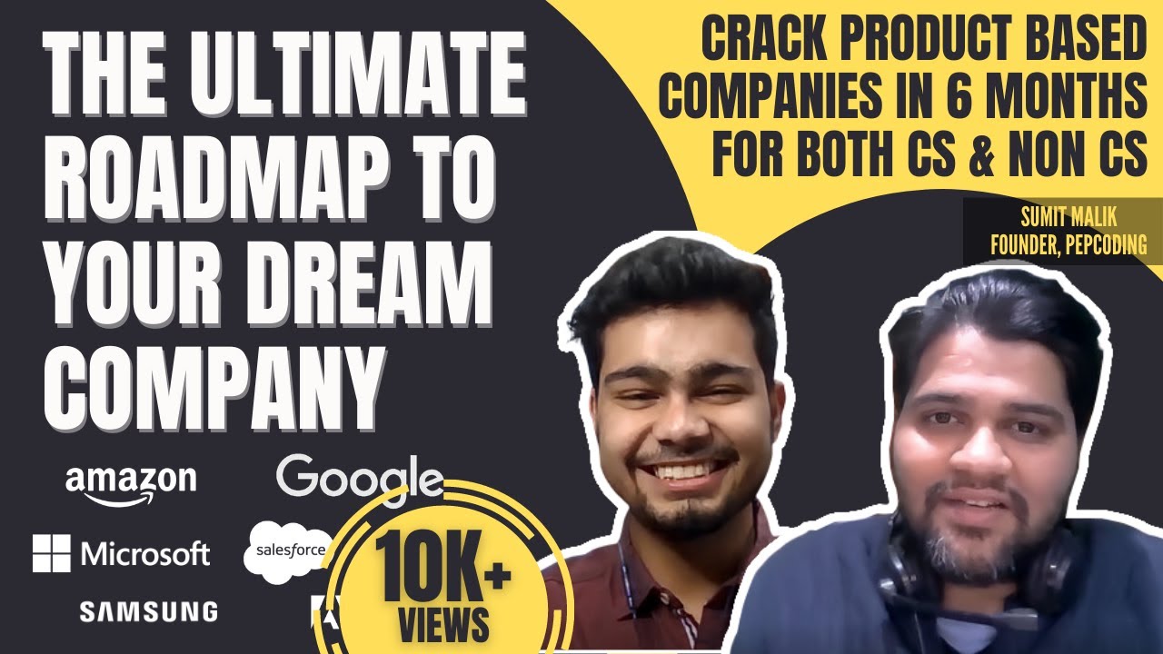 6-Month Placement Roadmap | Internship & Placement Guide for Non-CS Students | Sumeet Malik Sir ft. Pepcoding