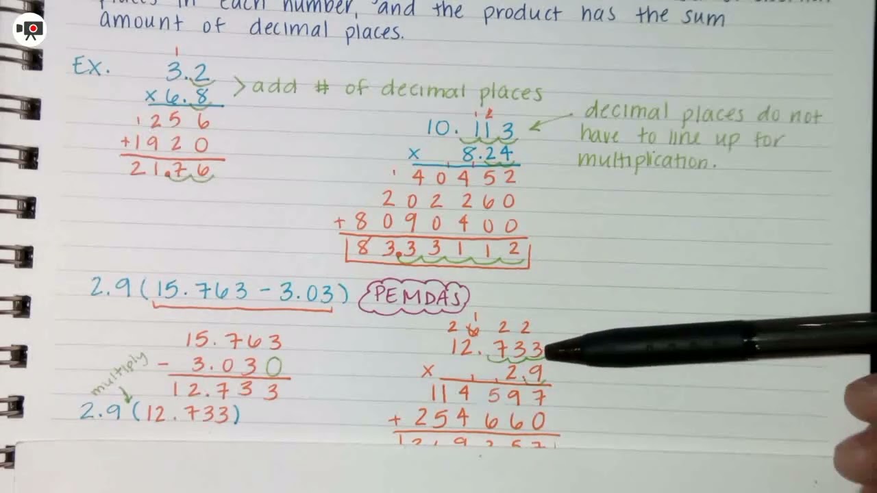 6th Grade: Multiplying Decimals (2.5) ✖️