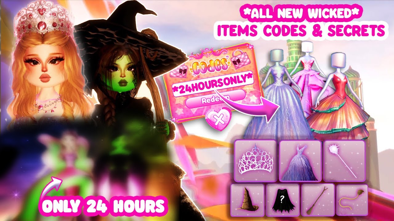 ๐ฅ Limited-Time Wicked Codes & Secrets in Dress to Impress! (24 Hours Only) ๐ฎ