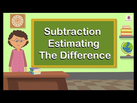 Subtraction - Estimation of Difference | Maths For Kids | Periwinkle