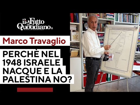 1948-49. Prima guerra arabo-israeliana. Travaglio spiega la storia de Israele e i palestinesi