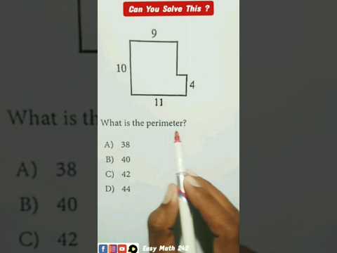 How to calculate the perimeter? | what is the perimeter | #shorts #perimeter