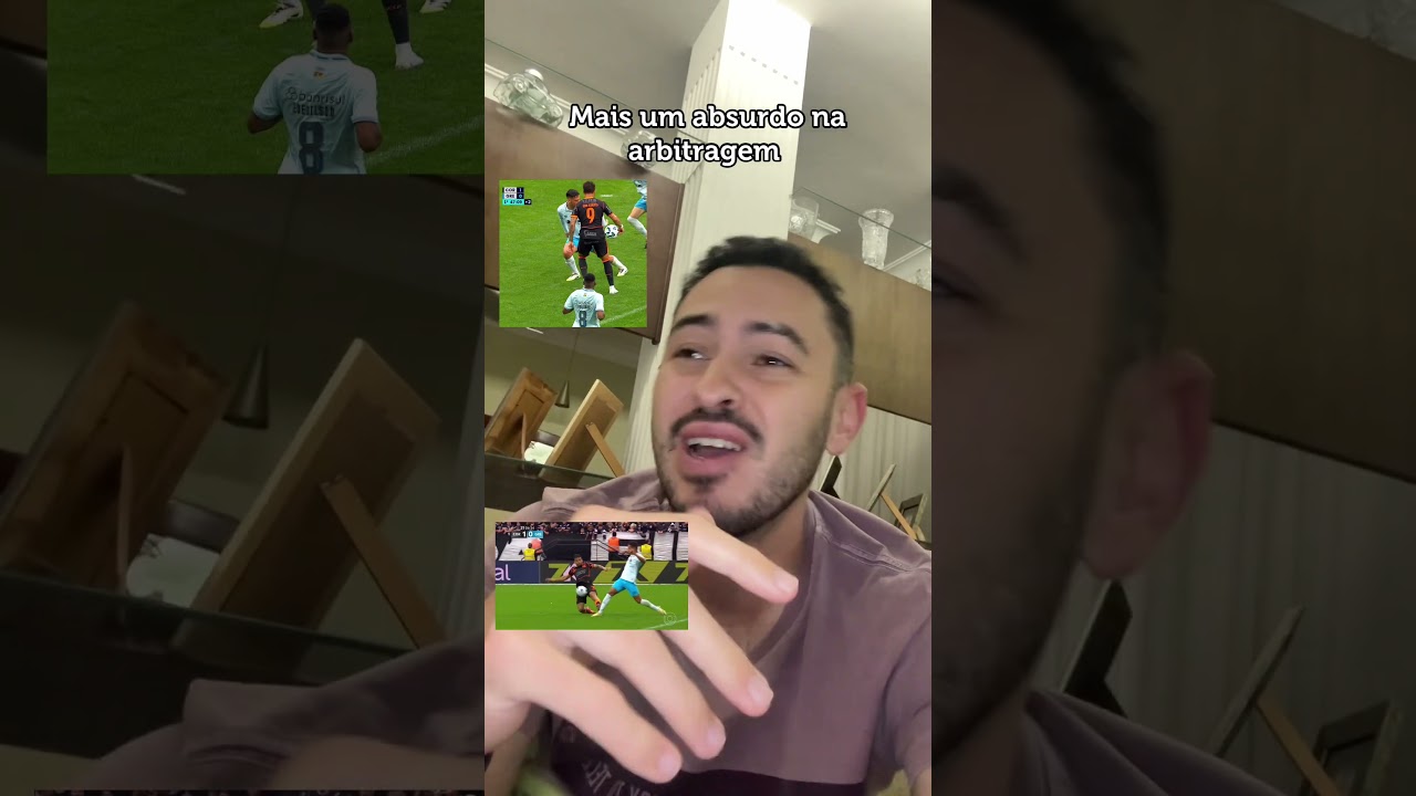 Incrível erro de arbitragem no jogo Corinthians x Grêmio! ⚽