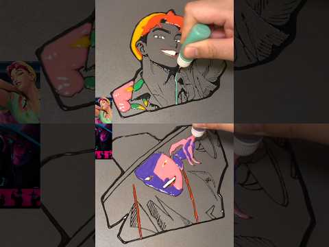 KPop Demon Hunters Pancake Art - SAjA Boys Abby ( Your Idol Ver. )