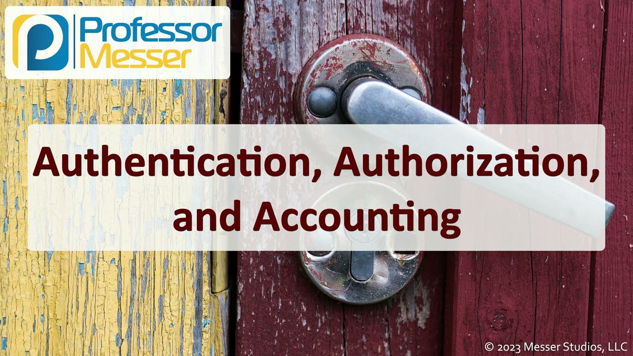 Auth, Authorization & Accounting - SY0-701 π