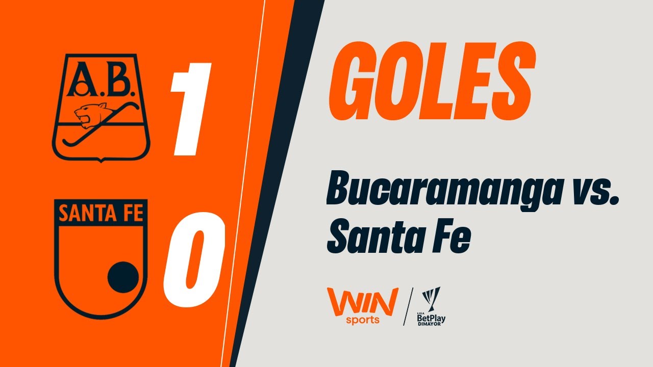 Bucaramanga vs Santa Fe Goals | Liga BetPlay 2025-2