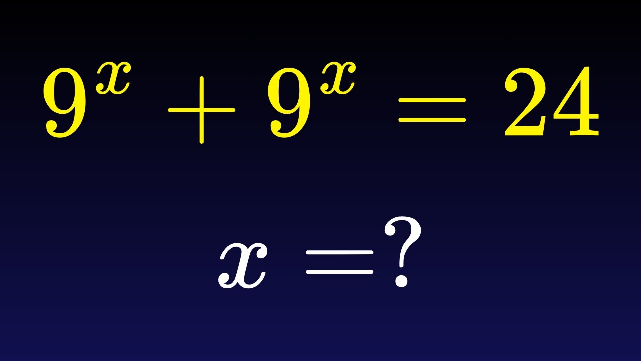 Hungary | An Elegant Exponential Algebra Problem