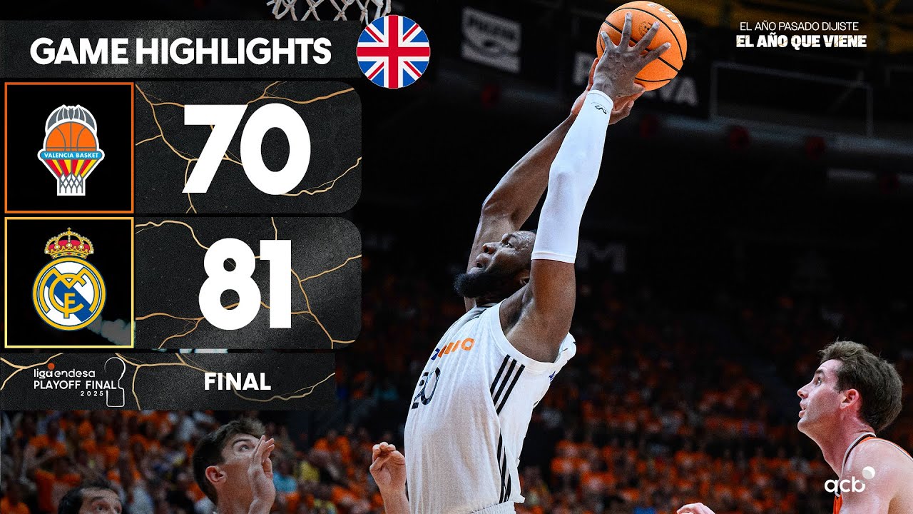 Real Madrid Beats Valencia Basket 81-70 in Liga Final 🏀