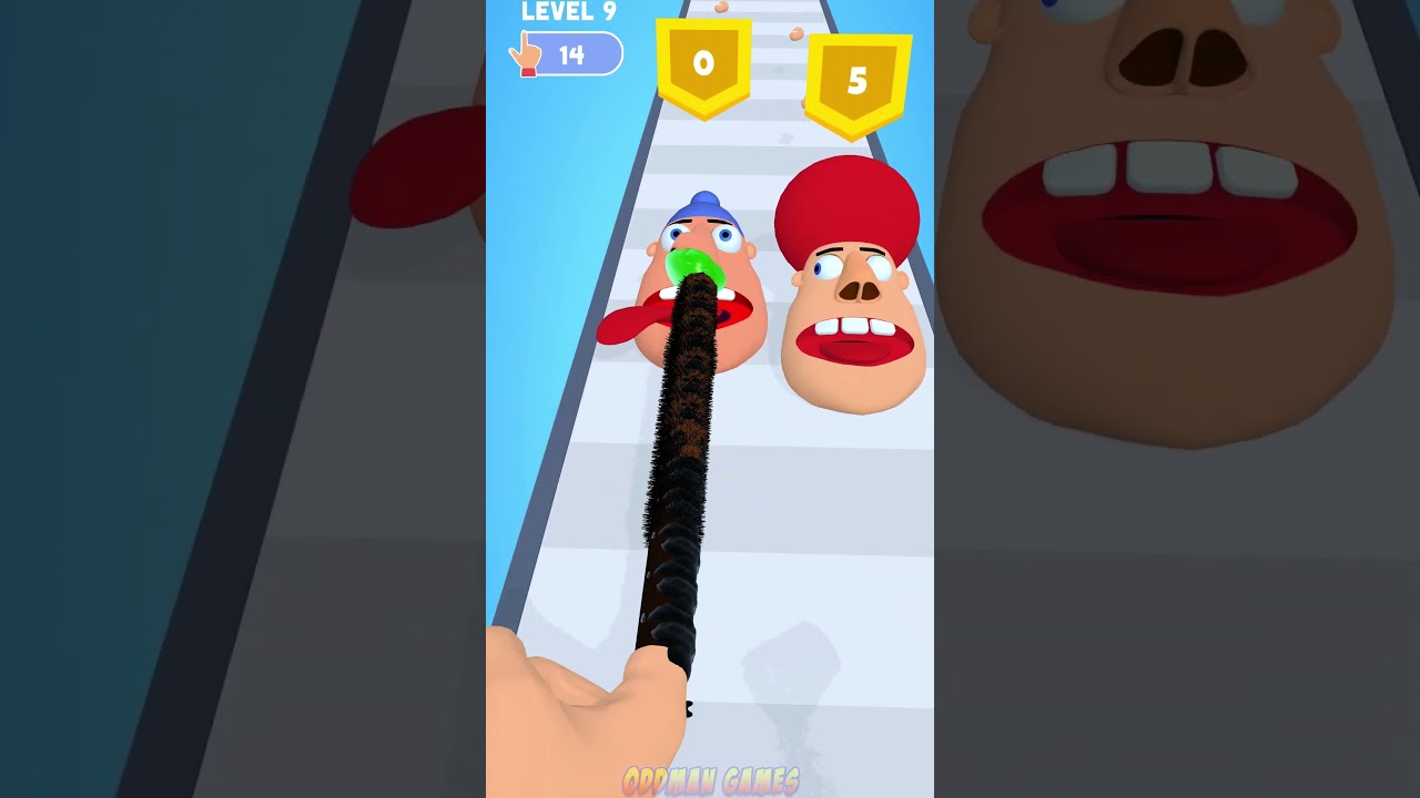 😂 Finger Runner 3D: Hilarious Short Gameplay! #Viral #Funny