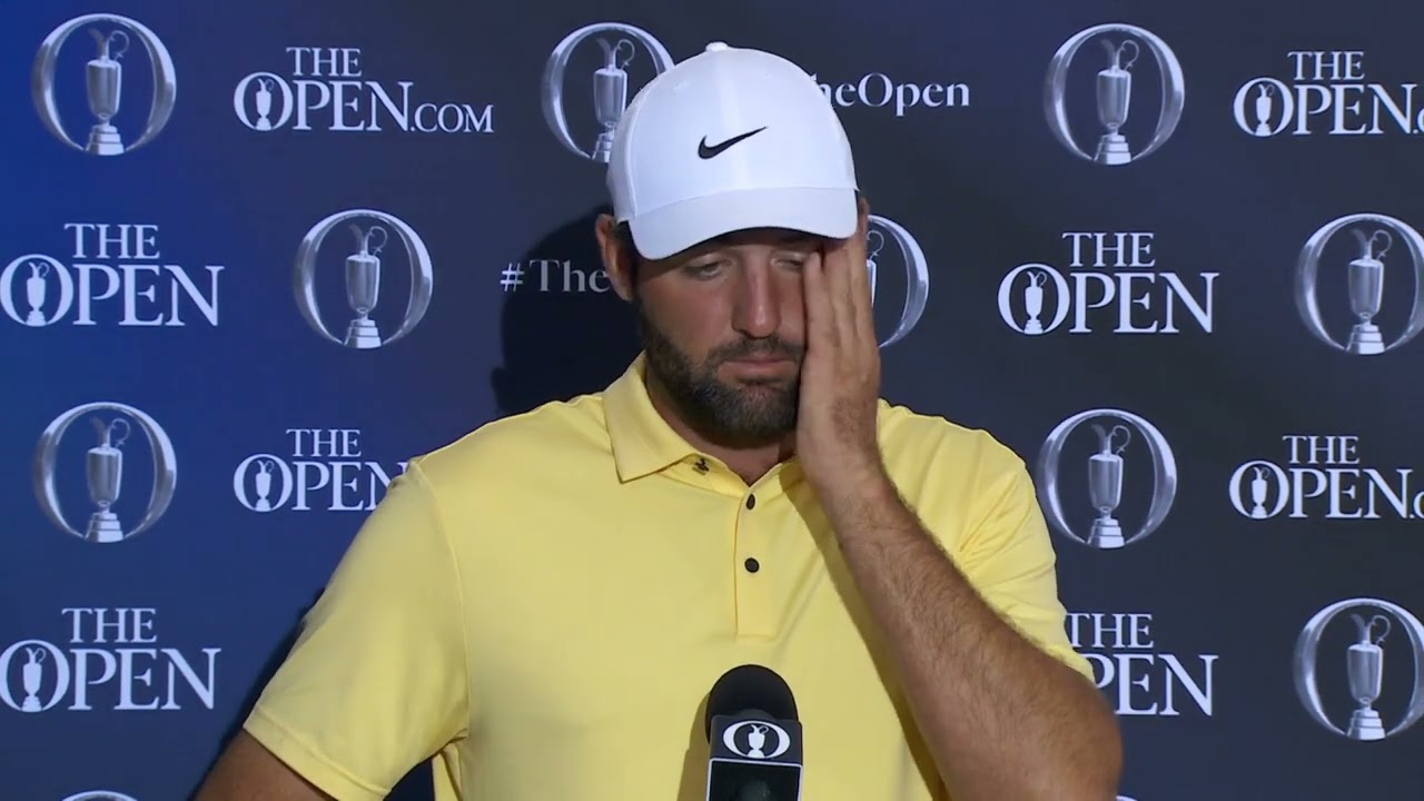 Scottie Scheffler Comments on Penalty and Post-Second Round at The Open Championship