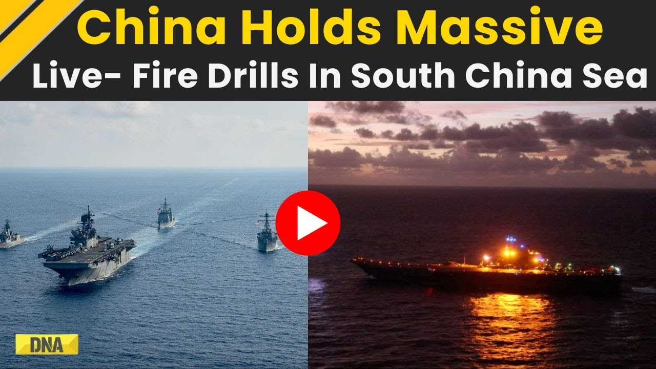 China Holds Live-Fire Drills in South China Sea 🇨🇳