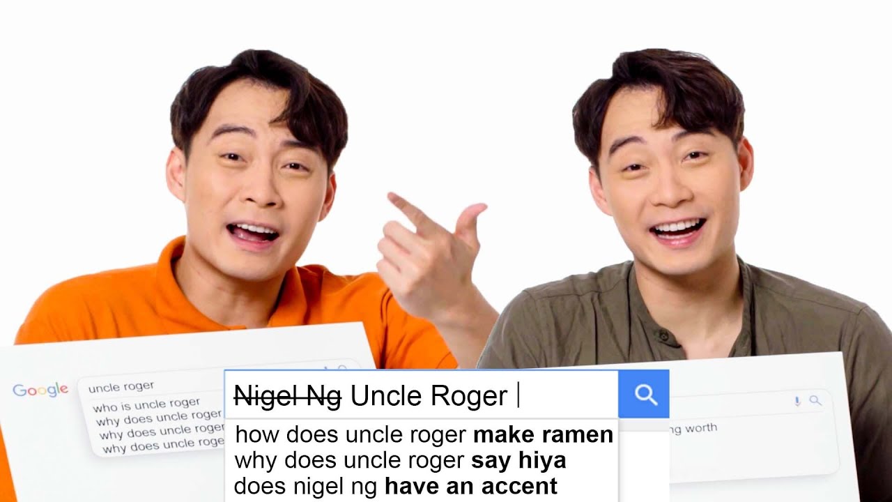 Nigel Ng and Uncle Roger Respond to Popular Internet Queries | WIRED
