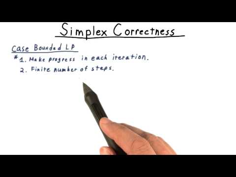 Simplex Correctness - Georgia Tech - Computability, Complexity, Theory: Algorithms