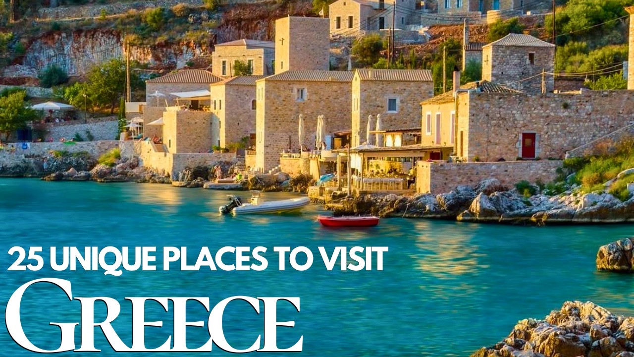 25 Top 25 Greek Towns & Islands to Visit Before Crowds 🇬🇷