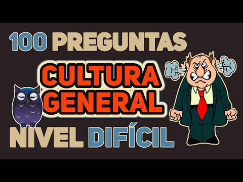 TEST DIFÍCIL de CULTURA GENERAL 💯 100 PREGUNTAS (repaso) ✅ TRIVIA / QUIZ Saber es Poder 🦉
