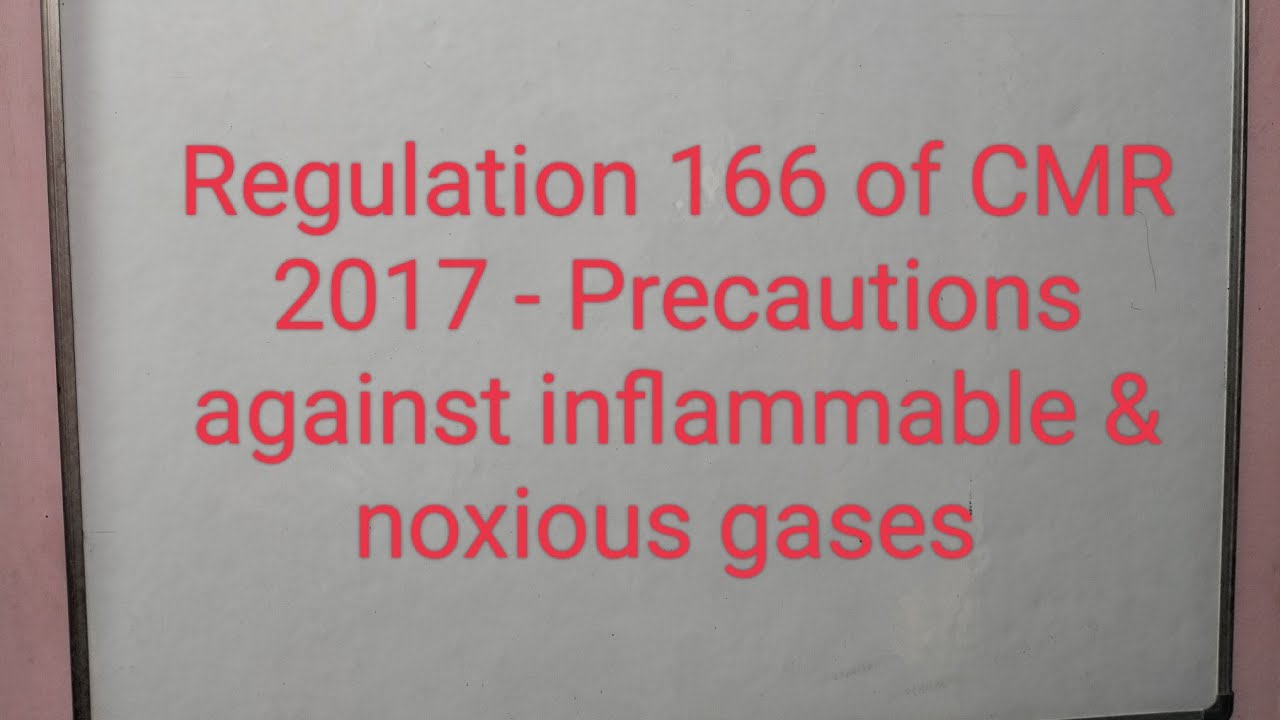 Regulation 166 of CMR 2017: Gas Safety & Removal ⚠️