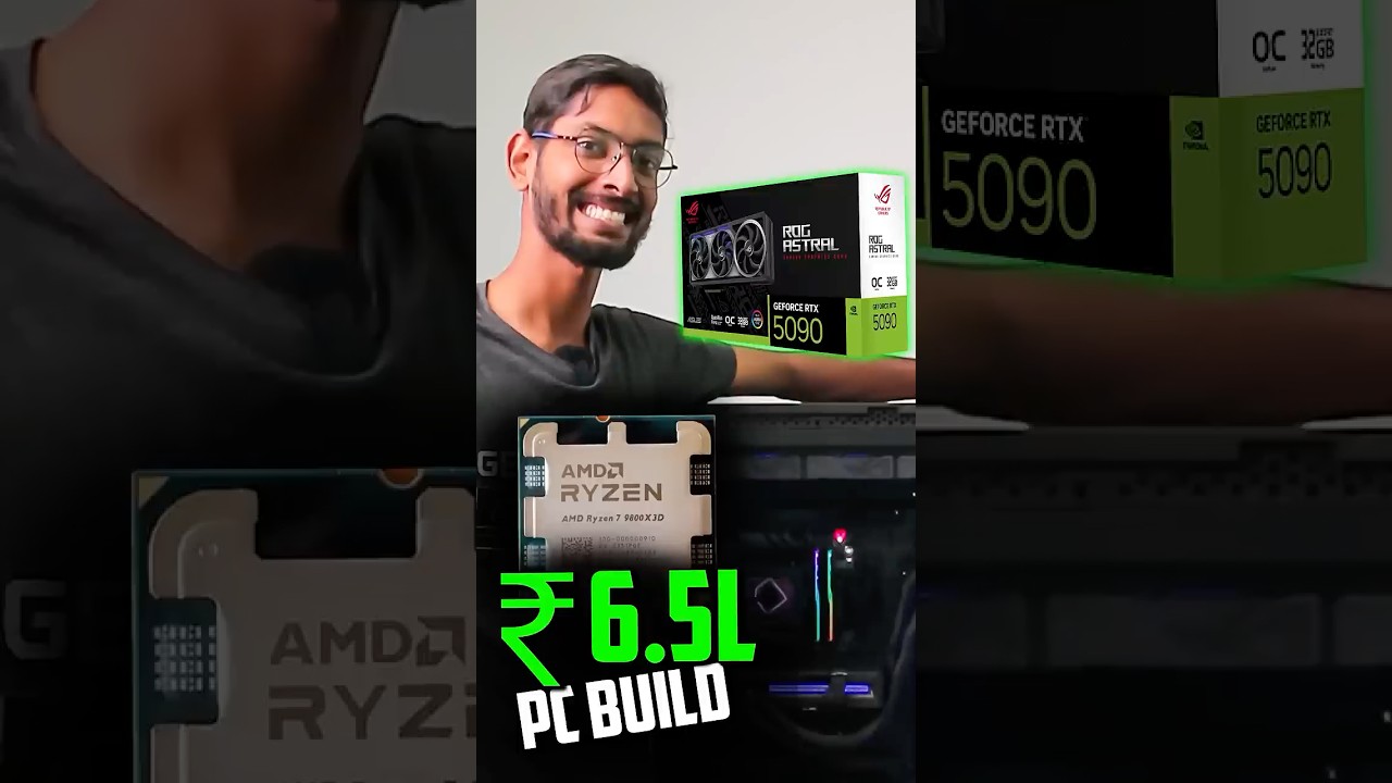 This PC Beats PS5 & Costs ₹6.5L | Ryzen 7 9800X3D & RTX 5090 🚀