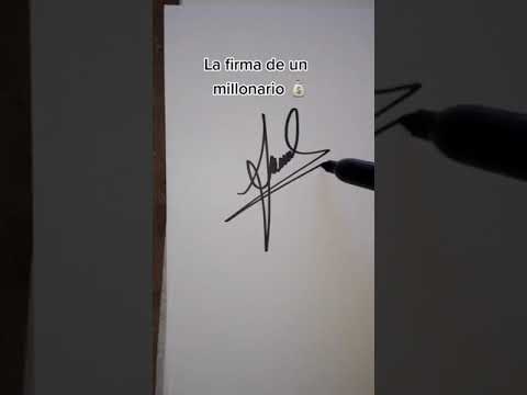 Tipos de Firmas #shorts ✍️