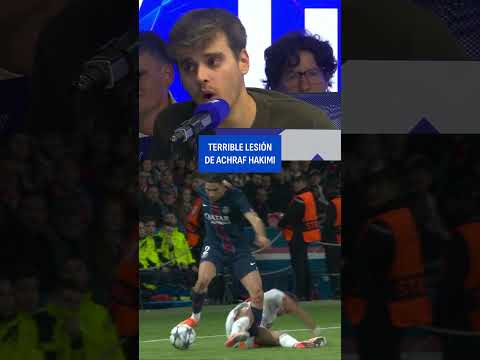 TERRIBLE LESIÓN DE ACHRAF HAKIMI (SE PARTE EL TOBILLO)
