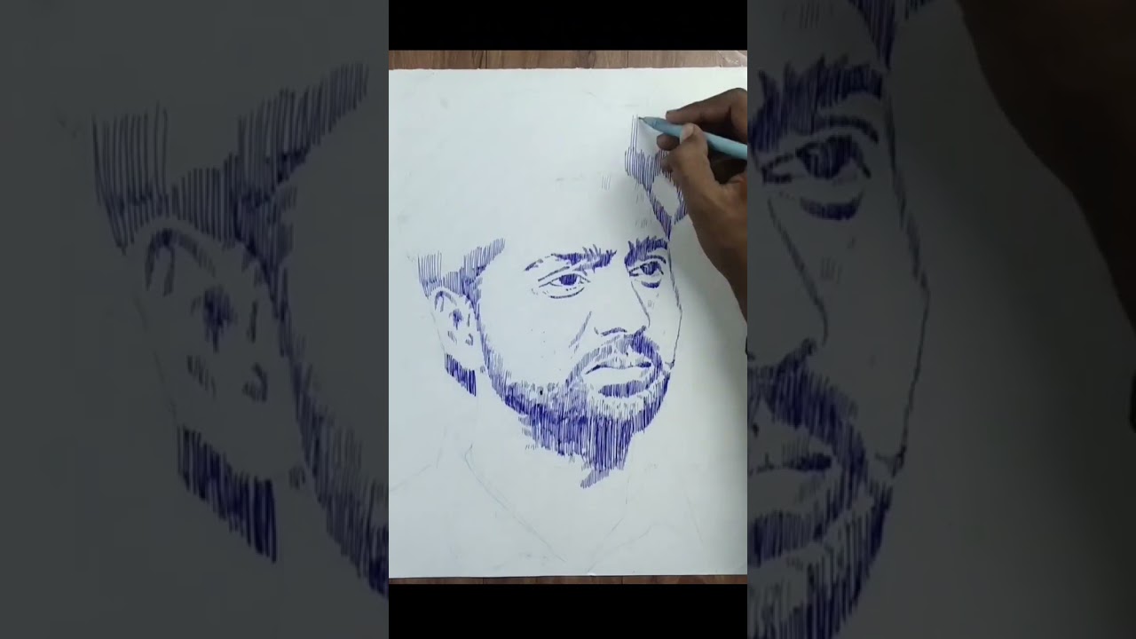 Bengali Actor Dev Creates Art with Vertical Lines ♥️