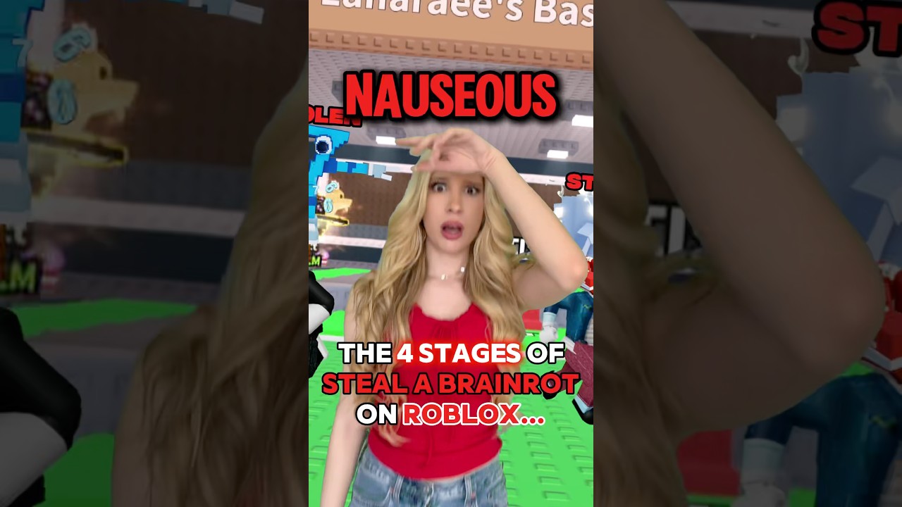 The 4 “STAGES” of Playing STEAL A BRAINROT on ROBLOX! 👋