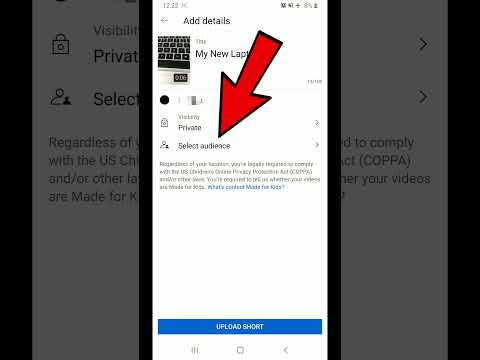 Select Audience Me Kya Select Kare? Made For Kids Or Not | Youtube Shorts Upload Settings