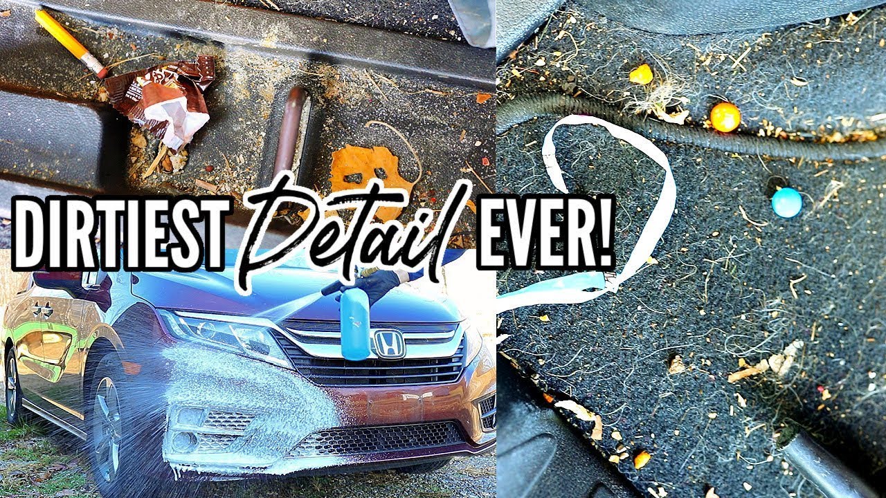 Deep Clean a Trashy Minivan 🚐 | Full Interior Detailing