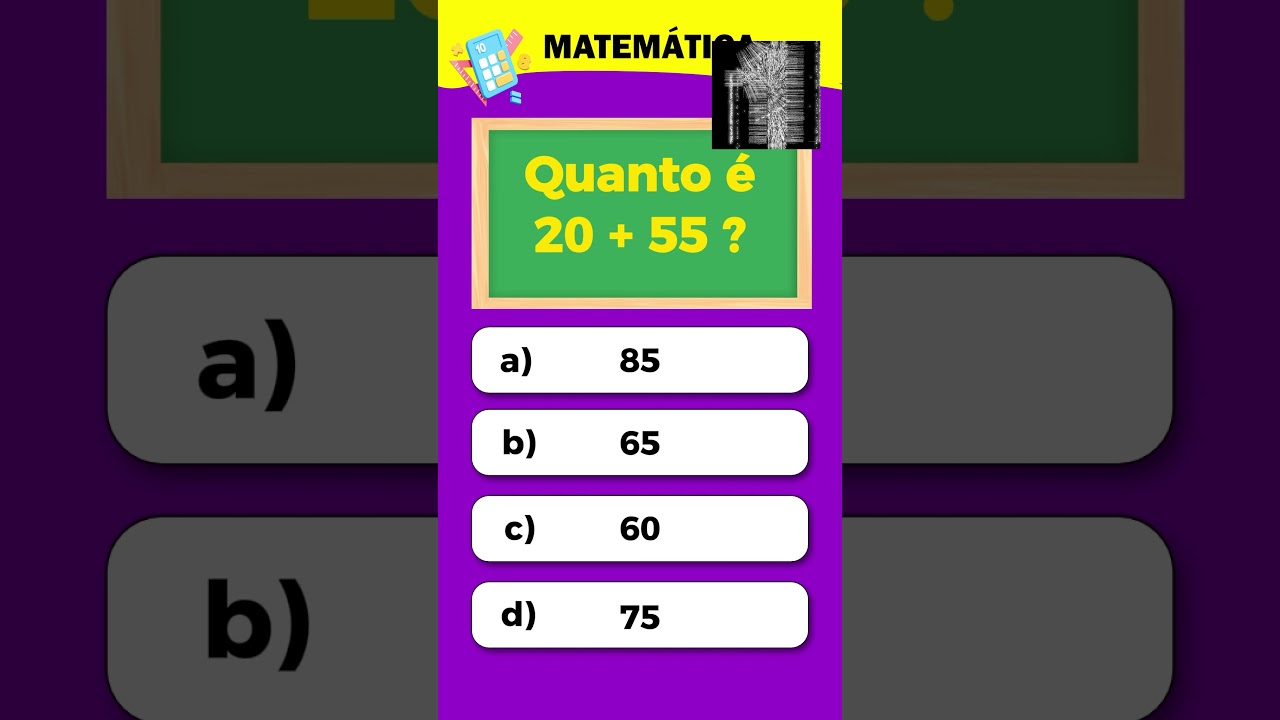 Desafie sua Mente com Nosso Quiz de Matemática! 🧠