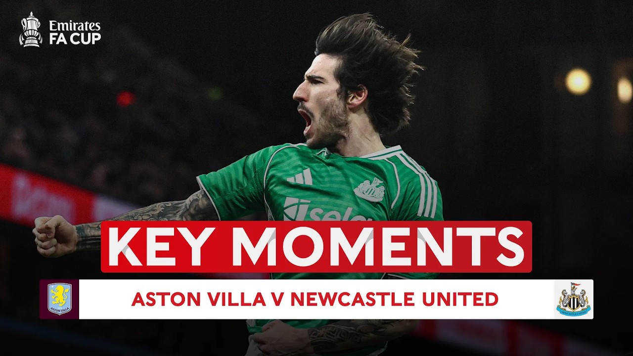 Aston Villa vs Newcastle | FA Cup 2025-26 Highlights ⚽