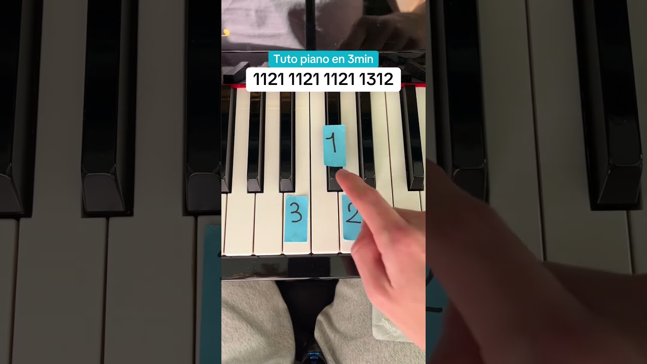Piano pour débutants en 3 minutes 🎹