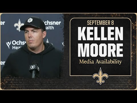 Kellen Moore on Week 1 vs. Cardinals, injuries | New Orleans Saints
