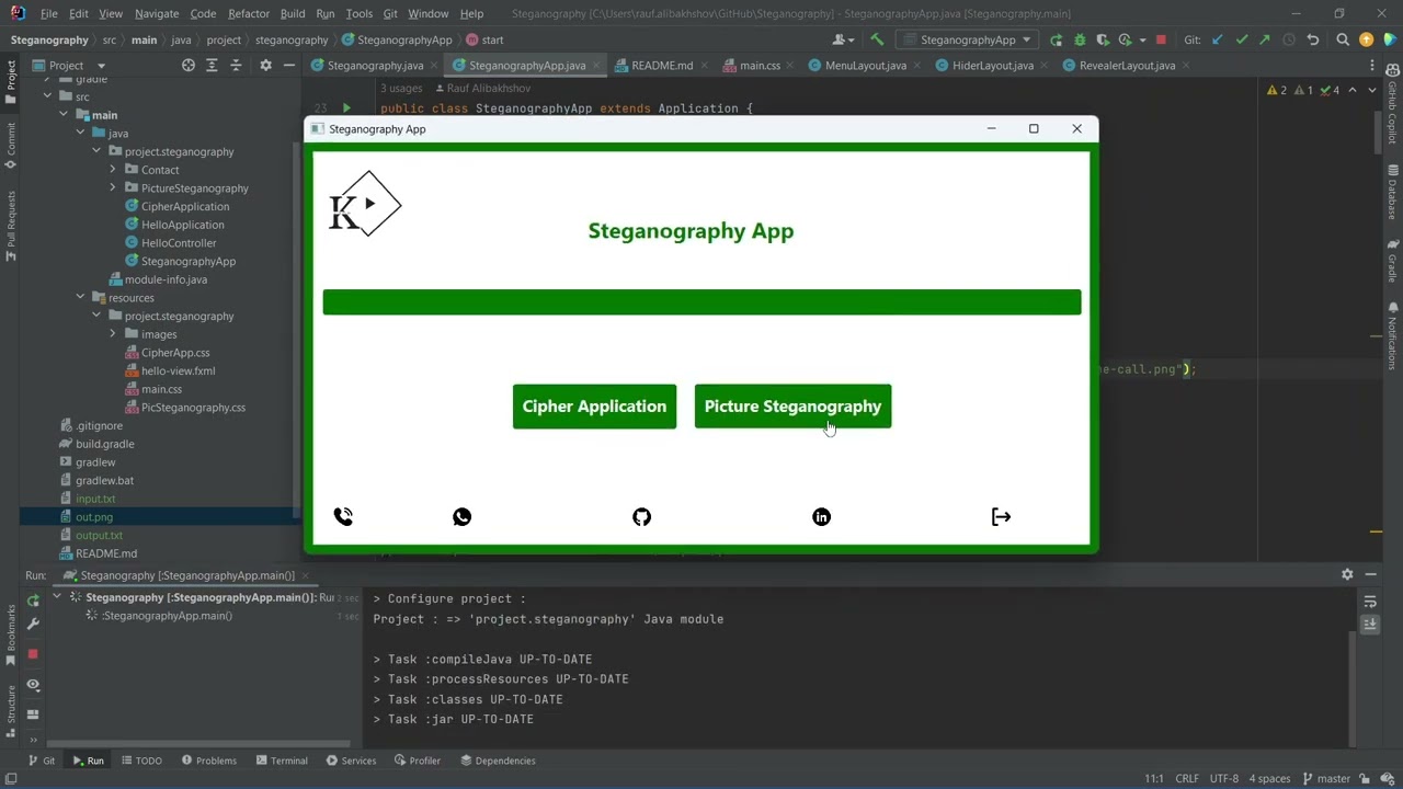 Java Steganography App with User-Friendly GUI 🎨