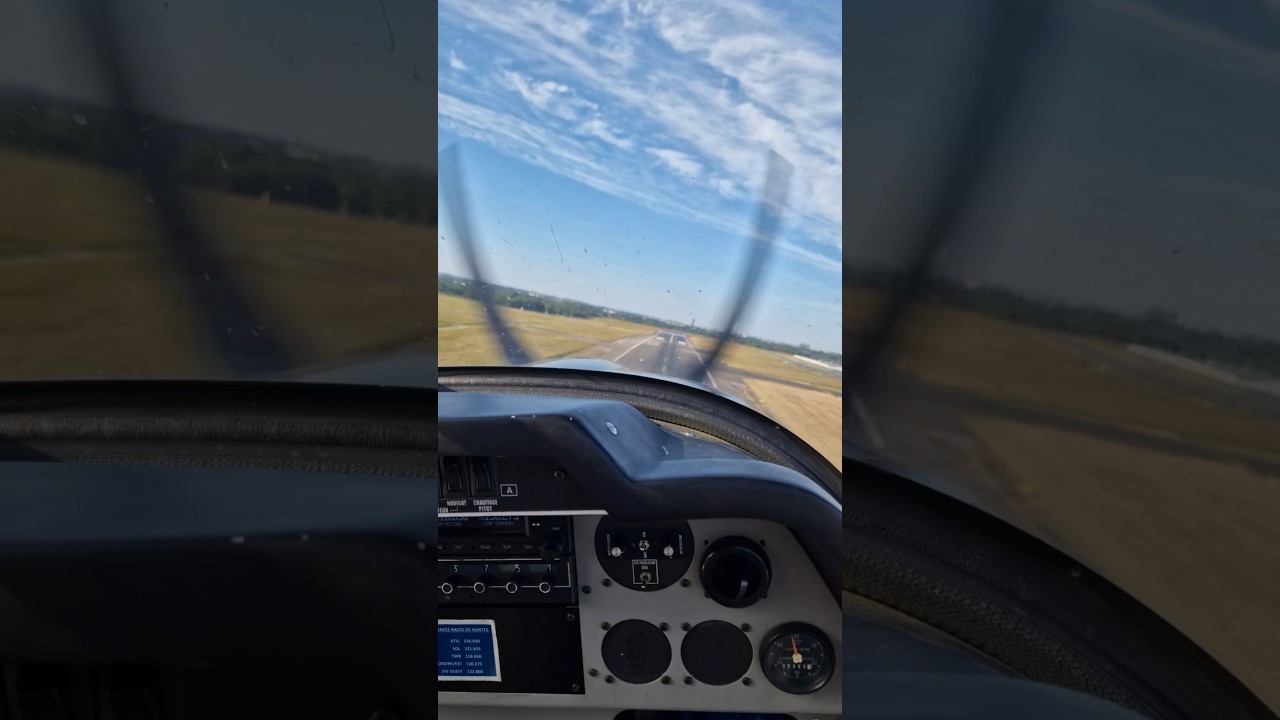 Décollage de Nantes LFRS en DR400 ✈️