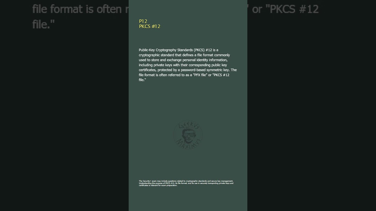 P12 PKCS #12 Explained: Securely Store and Share Your Digital Identity π