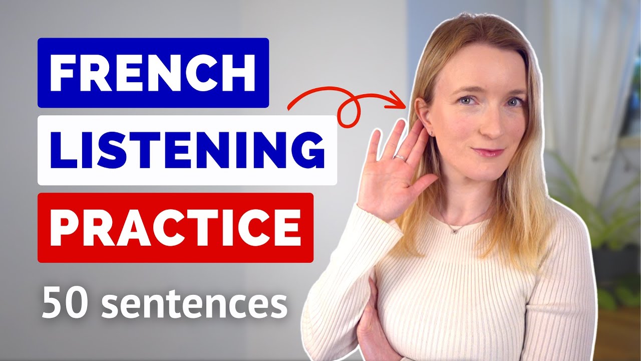 French Listening Practice: 50 Daily Sentences 🇫🇷