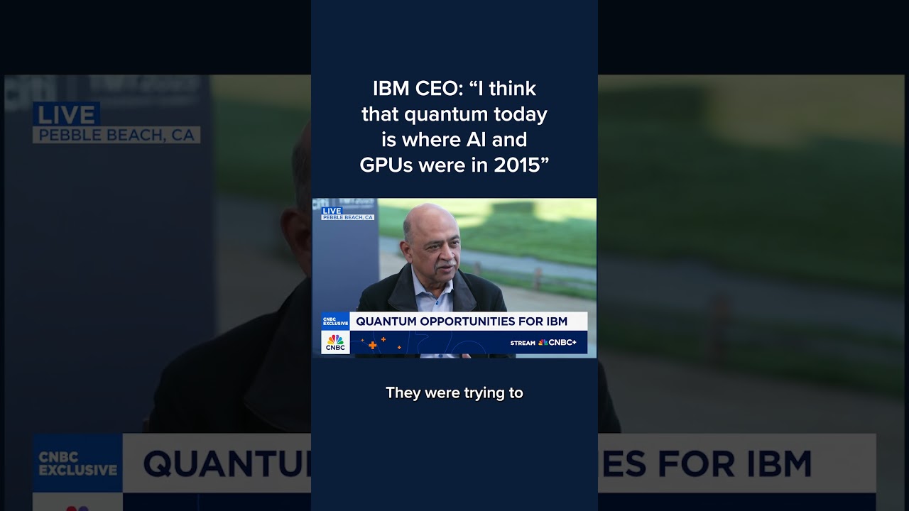 IBM CEO: Quantum Tech Nearing Breakthroughs ๐