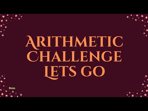 ARITHMETIC CHALLENGE | ADDITION, SUBTRACTION, MULTIPLICATION & DIVISION | SPEED MATH