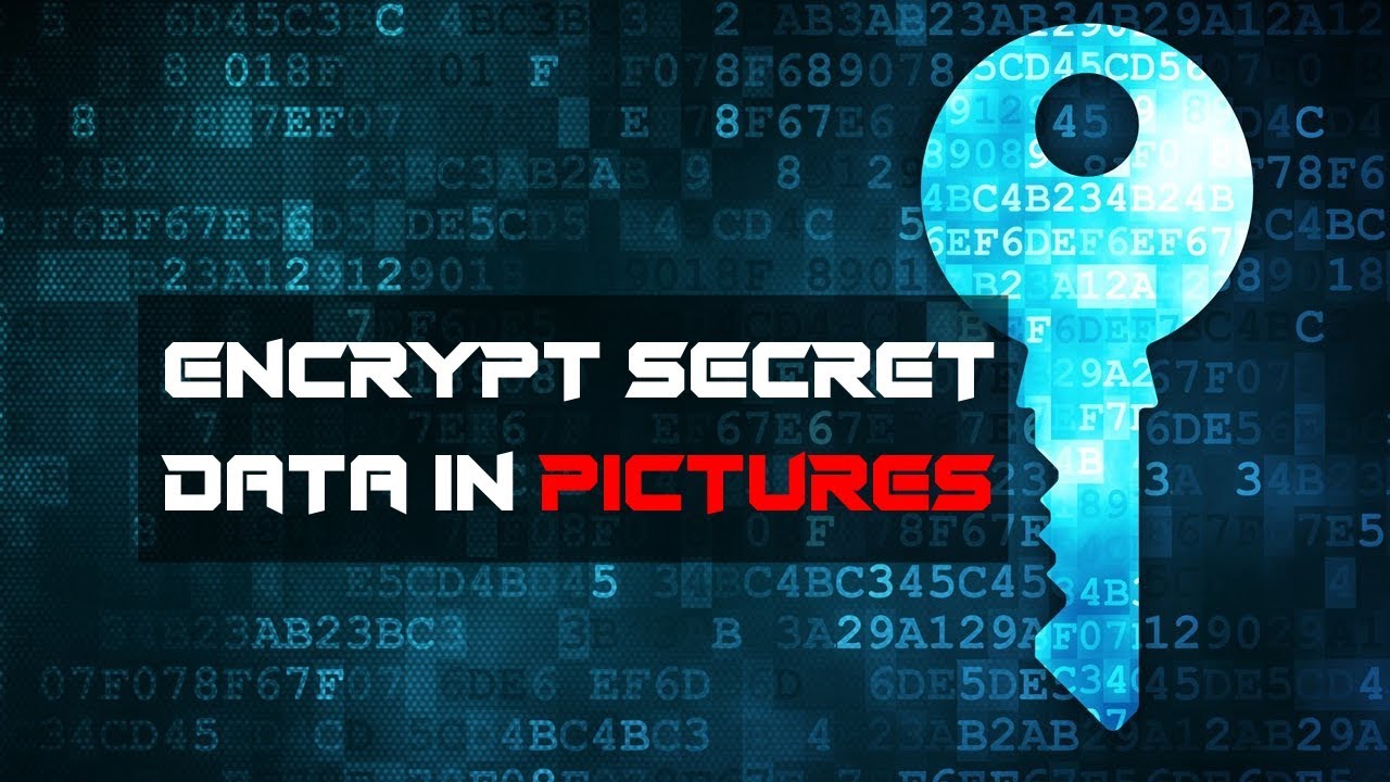 How to Encrypt Secret Data as Images 🔒