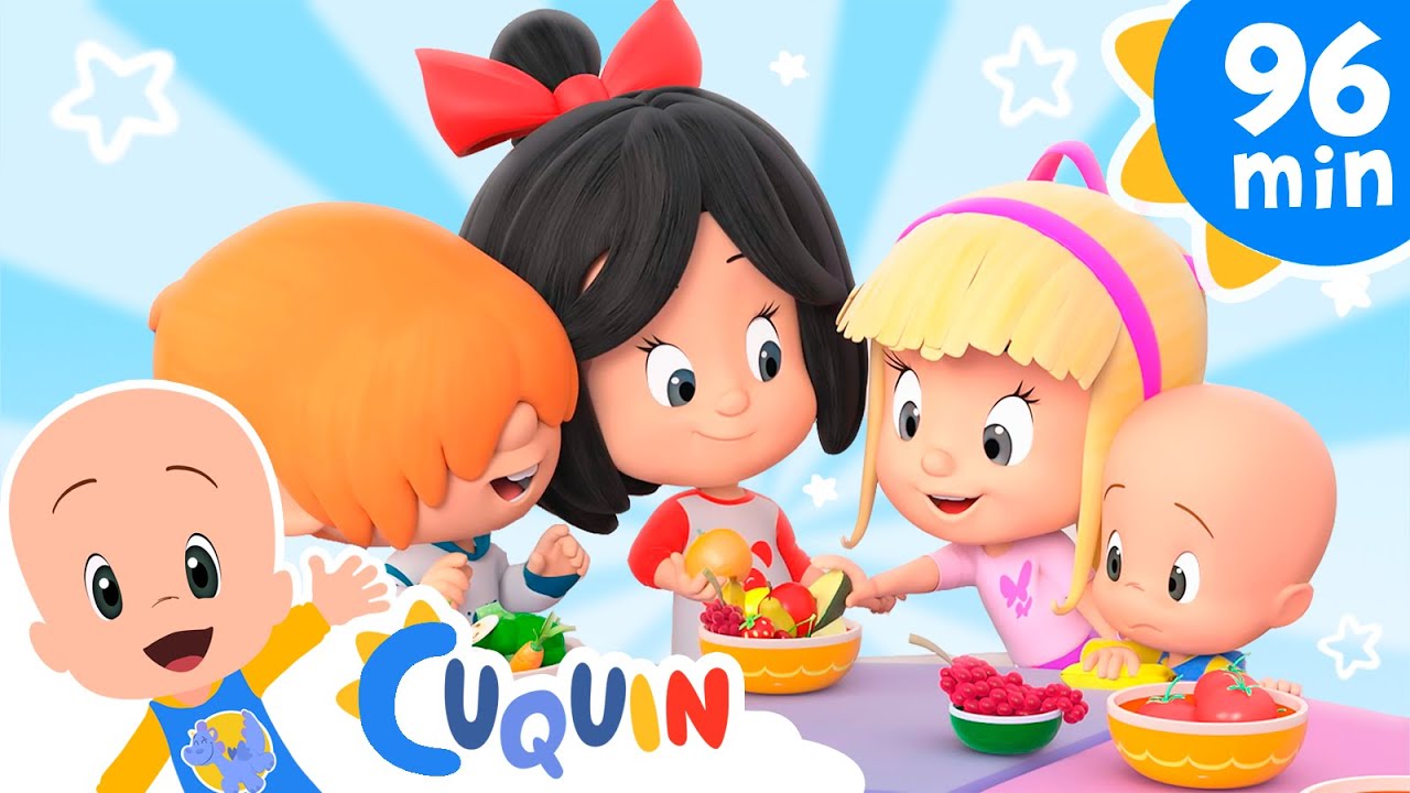 La canción de las verduras 🥕 y otras canciones infantiles para bebés con Cleo y Cuquín