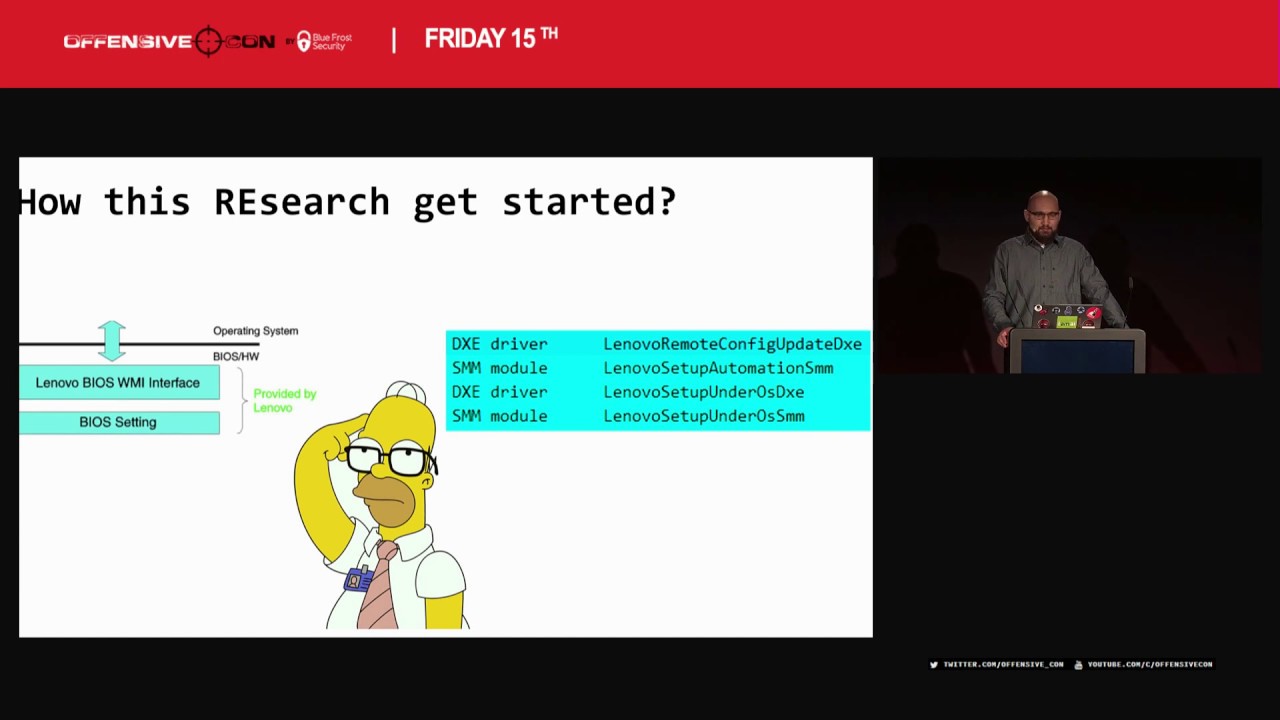 OffensiveCon19: Alex Matrosov Reveals How to Attack Hardware Root of Trust via UEFI Firmware 🔓