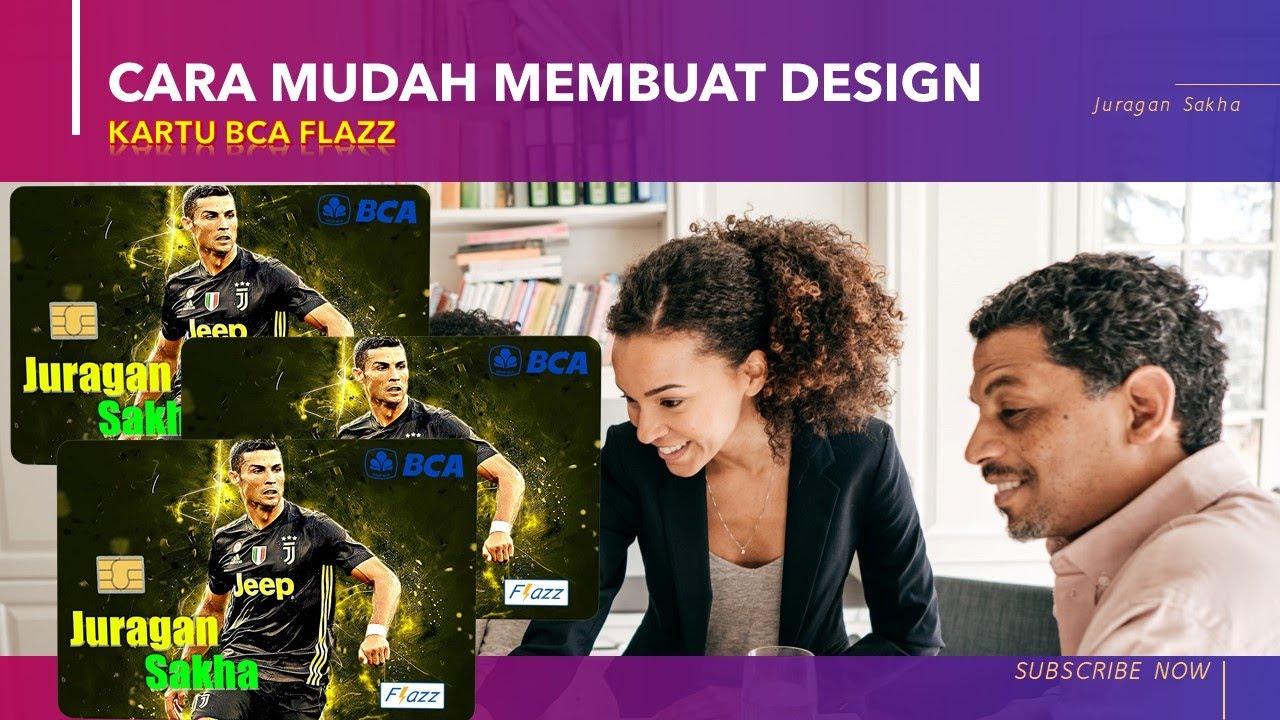Tutorial Mudah Desain BCA Flazz Card 💳
