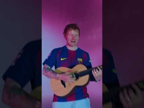 Ed Sheeran joins the Barça squad. It's time to PLAY @Spotify @EdSheeran #fcbarcelona #shorts